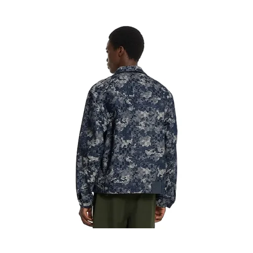 Gg Jacquard Denim Jacket