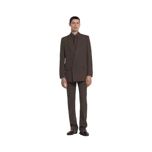 Double-Breast Technical Panama Jacket