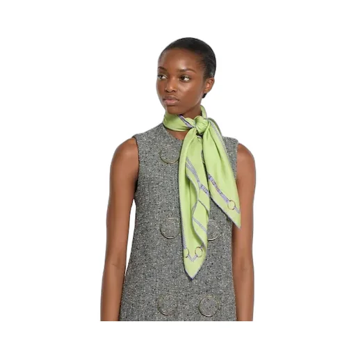 Printed Silk Twill Carré