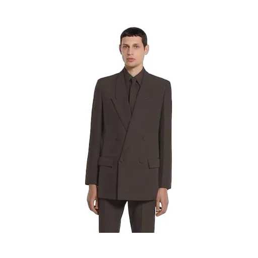 Double-Breast Technical Panama Jacket