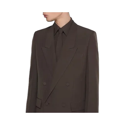 Double-Breast Technical Panama Jacket