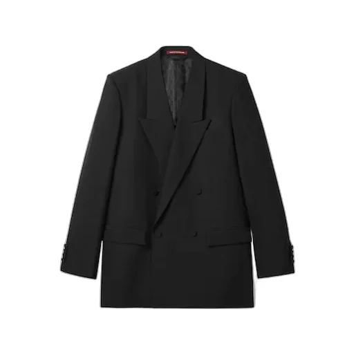 Double-Breast Technical Panama Jacket