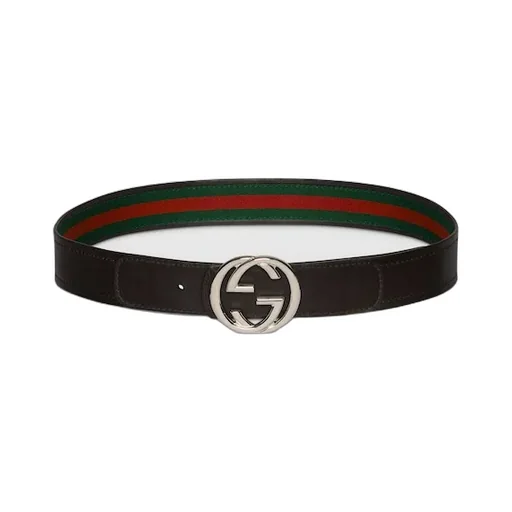 Reversible Belt With Interlocking G Buckle