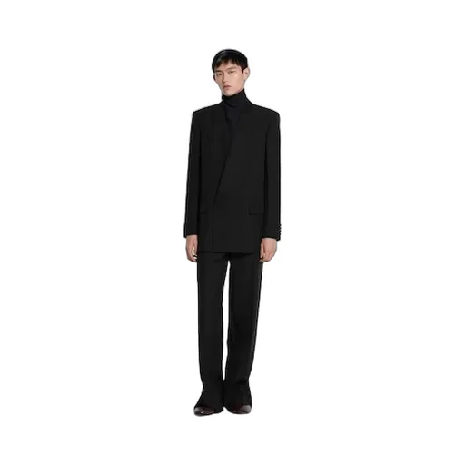 Double-Breast Technical Panama Jacket