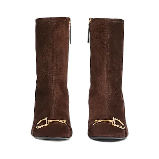 Ankle Boot With Half Horsebit