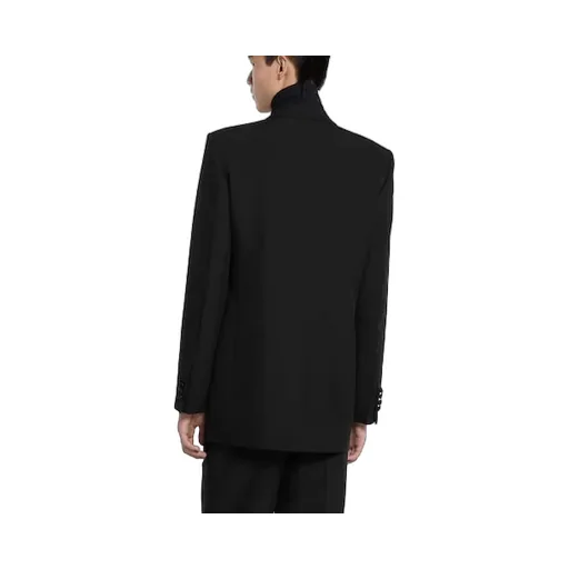 Double-Breast Technical Panama Jacket
