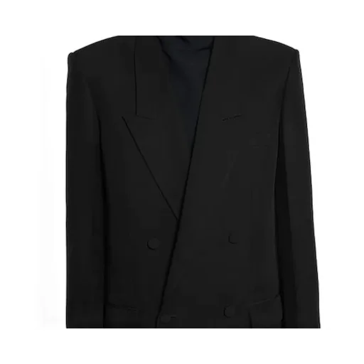 Double-Breast Technical Panama Jacket