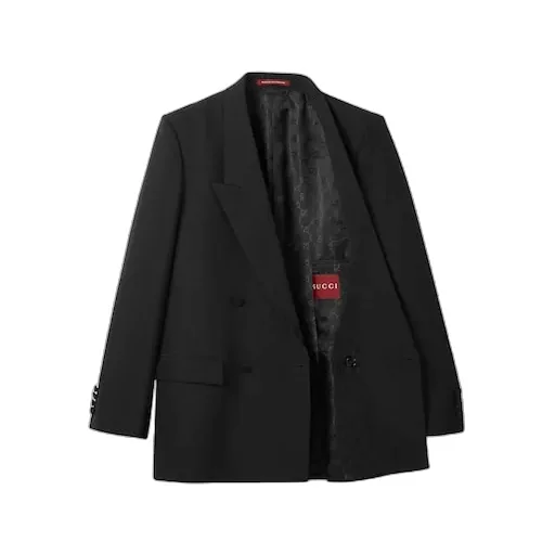 Double-Breast Technical Panama Jacket