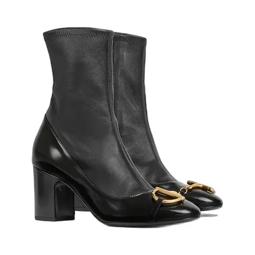 Ankle Boot With Half Horsebit