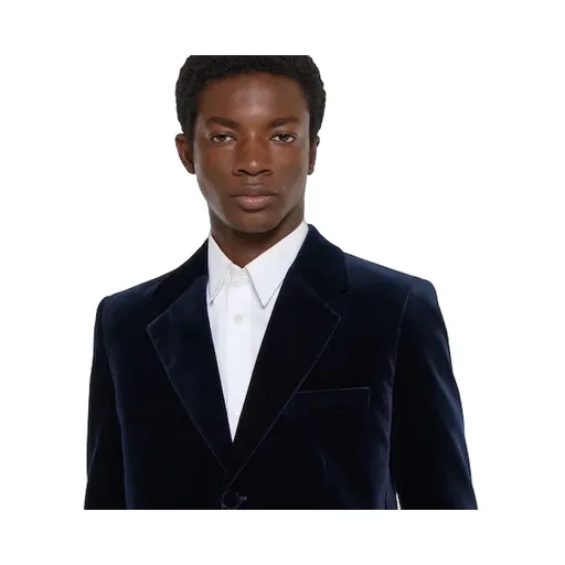 Stretch Cotton Velvet Jacket