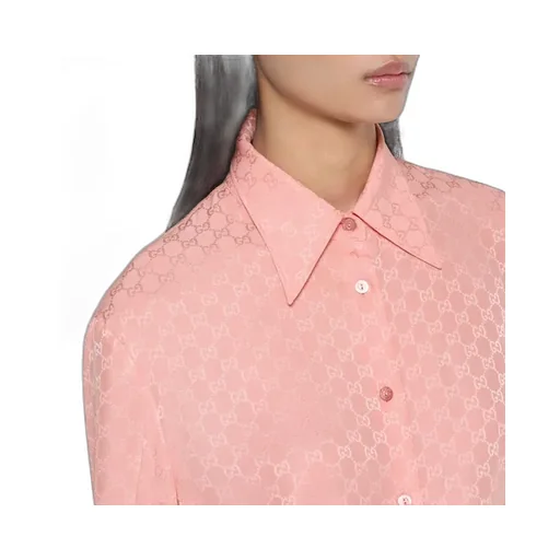 Gg Silk Jacquard Shirt