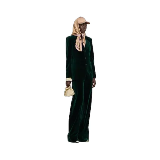 Stretch Cotton Velvet Jacket
