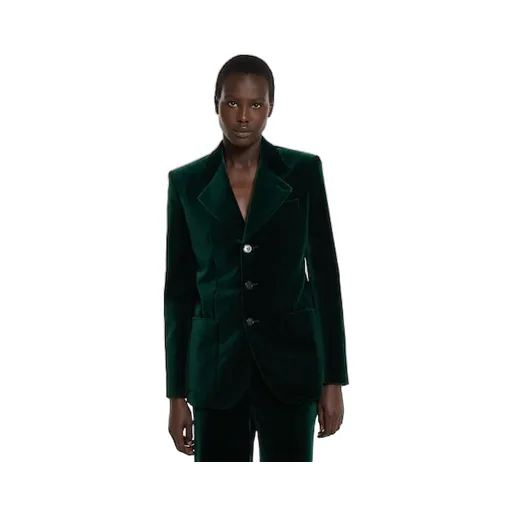 Stretch Cotton Velvet Jacket