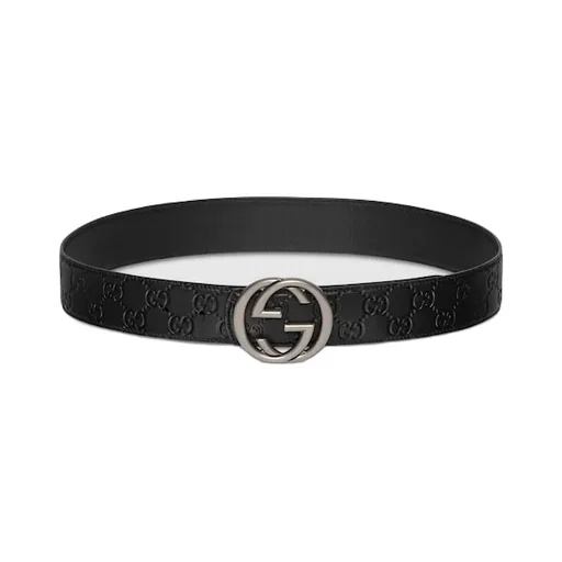 Reversible Belt With Interlocking G Buckle