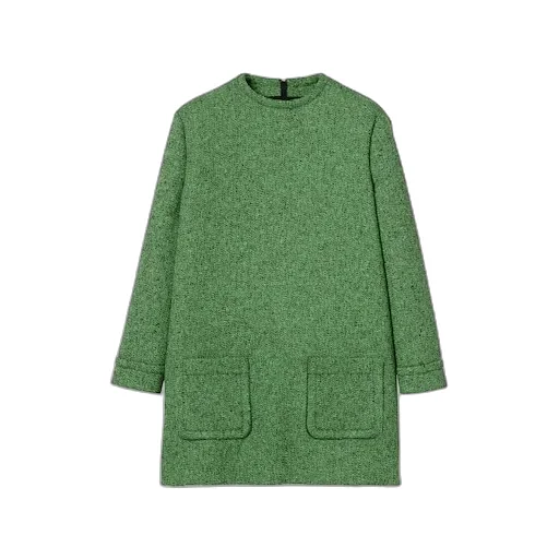 Cotton Wool Mouliné Dress