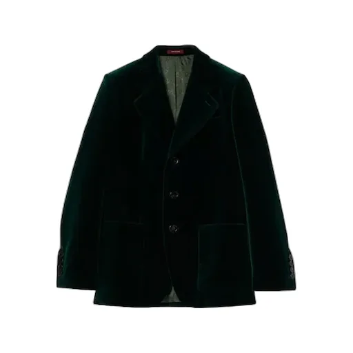 Stretch Cotton Velvet Jacket