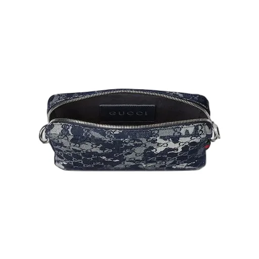 Gg Denim Small Crossbody Bag