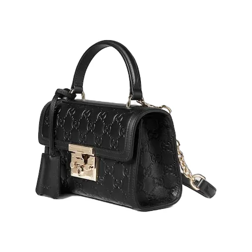 Padlock Small Top Handle Bag