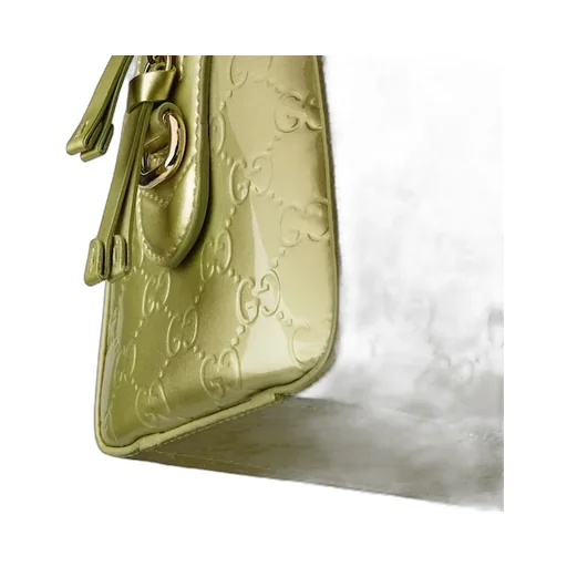 Gg Emblem Small Boston Bag