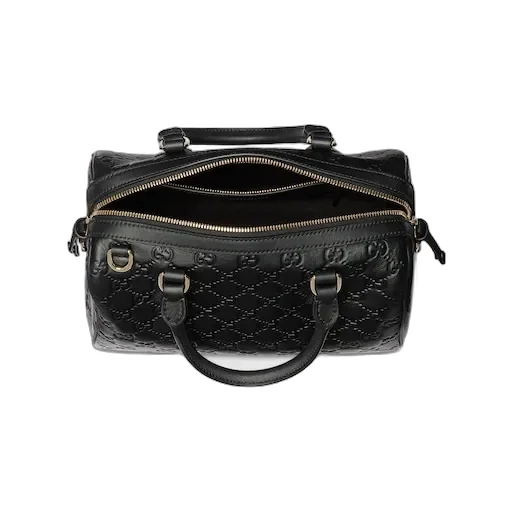Gg Emblem Medium Boston Bag