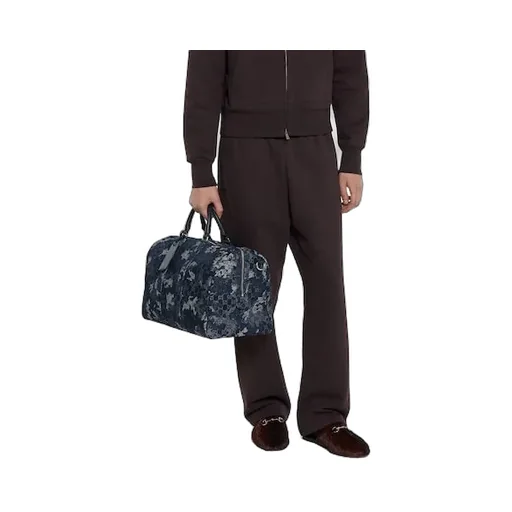 Gg Denim Duffle Bag