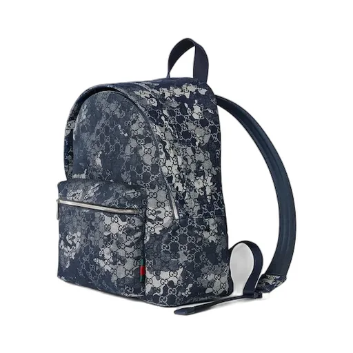 Gg Denim Large Backpack