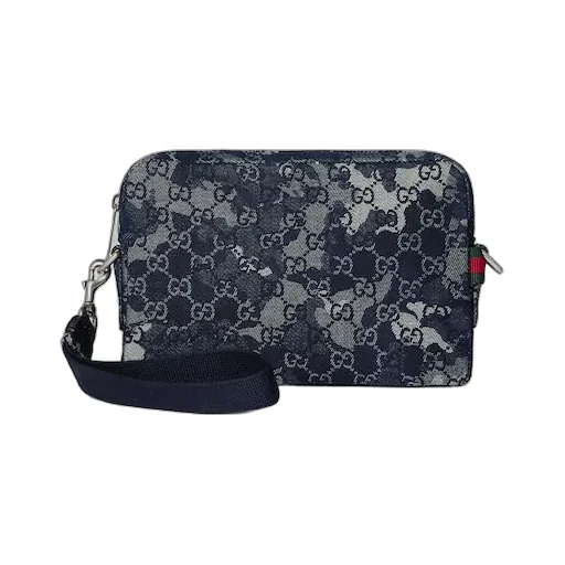 Gg Denim Small Crossbody Bag
