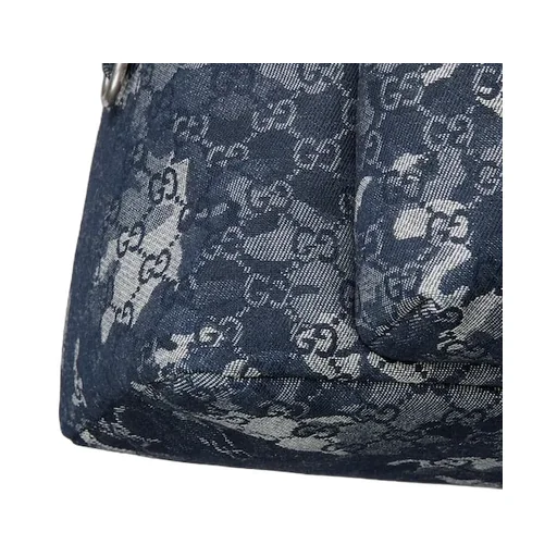 Gg Denim Large Backpack