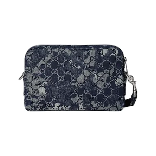 Gg Denim Small Crossbody Bag