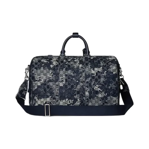 Gg Denim Duffle Bag