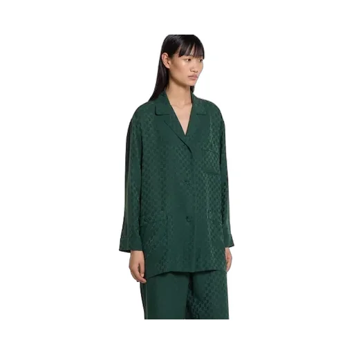 Gg Silk Jacquard Shirt