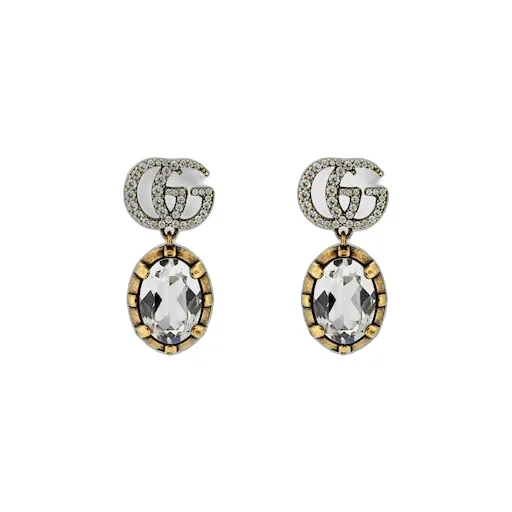 Gg Marmont Crystal Earrings