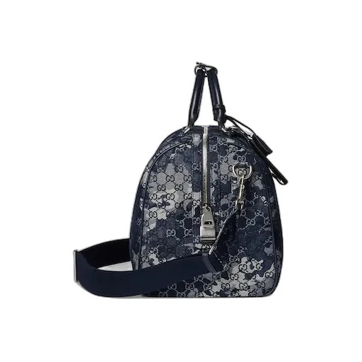Gg Denim Duffle Bag