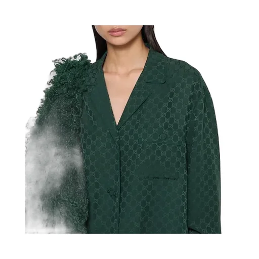 Gg Silk Jacquard Shirt