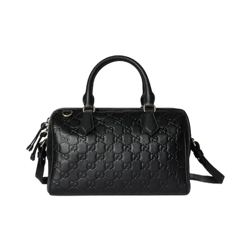 Gg Emblem Medium Boston Bag