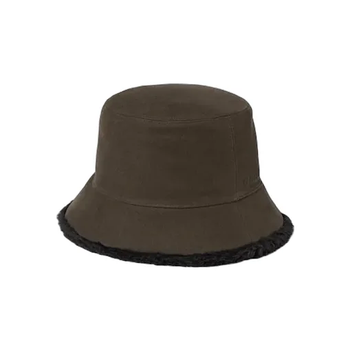 Cotton Shearling Bucket Hat