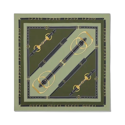 Printed Silk Twill Carré