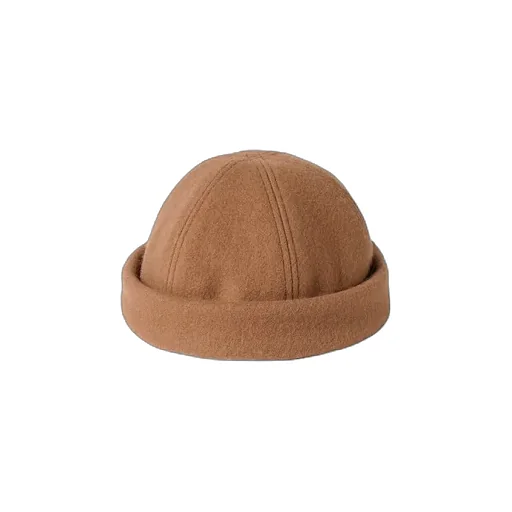 Wool Hat With Embroidery