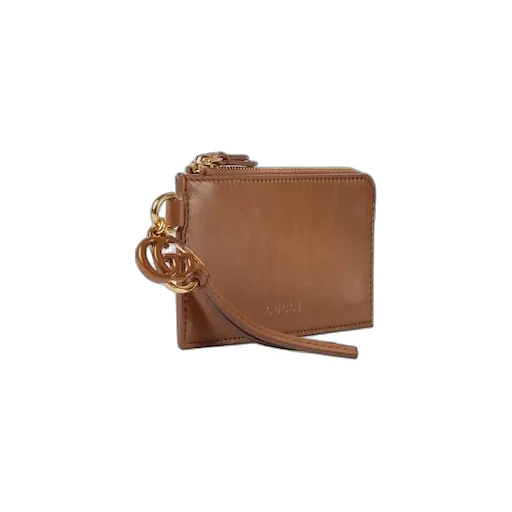 Card Case With Double G Charm