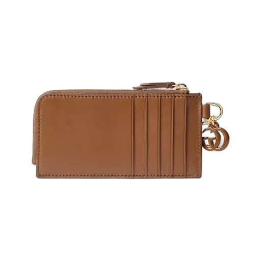 Card Case With Double G Charm