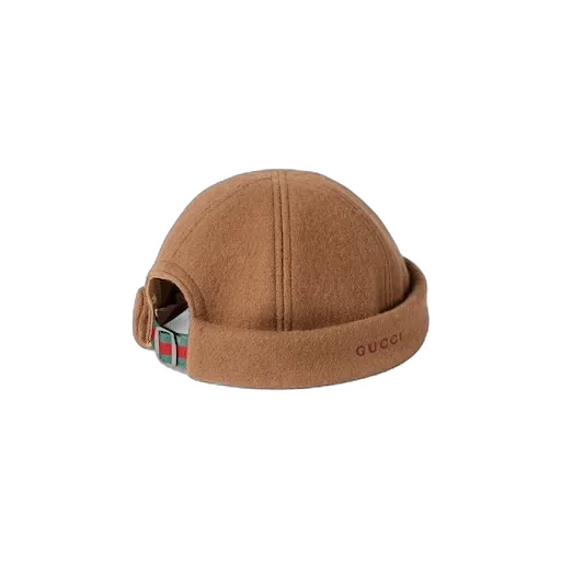 Wool Hat With Embroidery