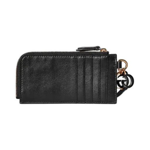 Card Case With Double G Charm