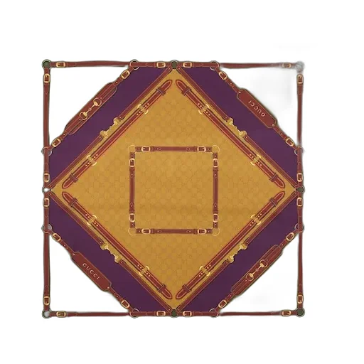Printed Silk Twill Carré