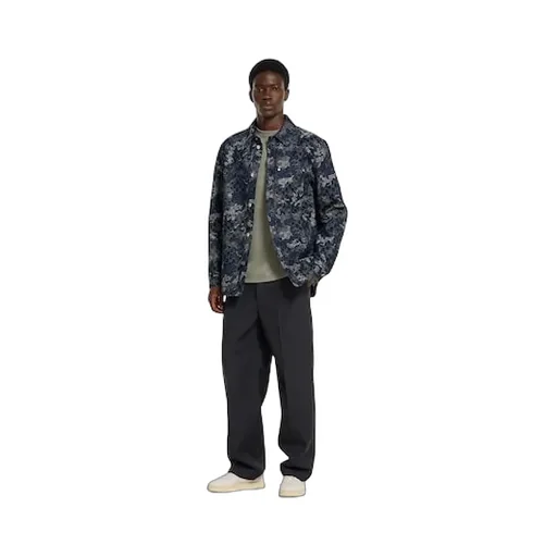 Gg Jacquard Denim Shirt