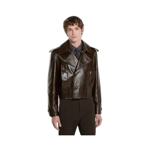 Shiny Leather Biker Jacket