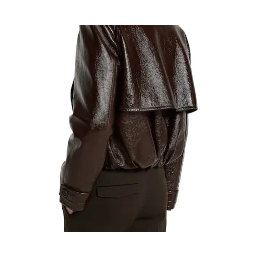 Shiny Leather Biker Jacket