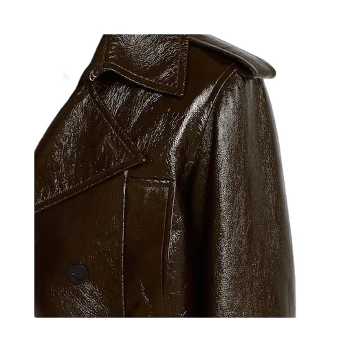 Shiny Leather Biker Jacket