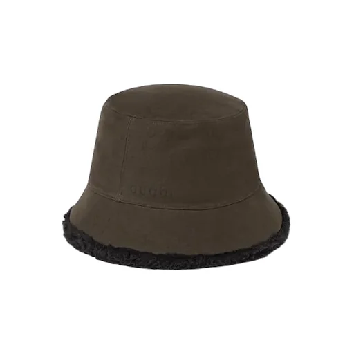 Cotton Shearling Bucket Hat