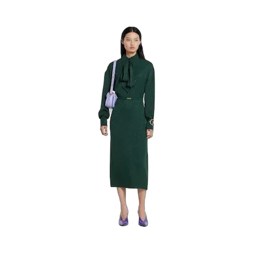 Interlocking G Silk Jacquard Dress