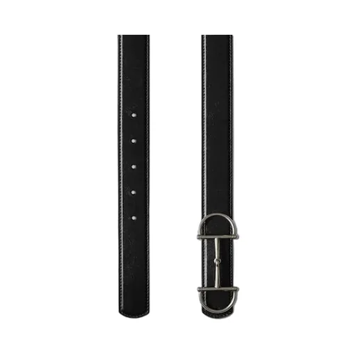 Reversible Leather Belt With Horsebit